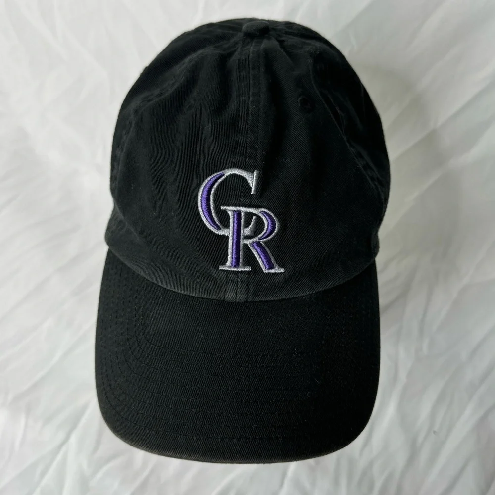 Colorado Rockies Dad Hat MLB Baseball Cap Fitted Size Medium by Twins Enterprise